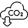 Mindre CO<sub>2</sub>